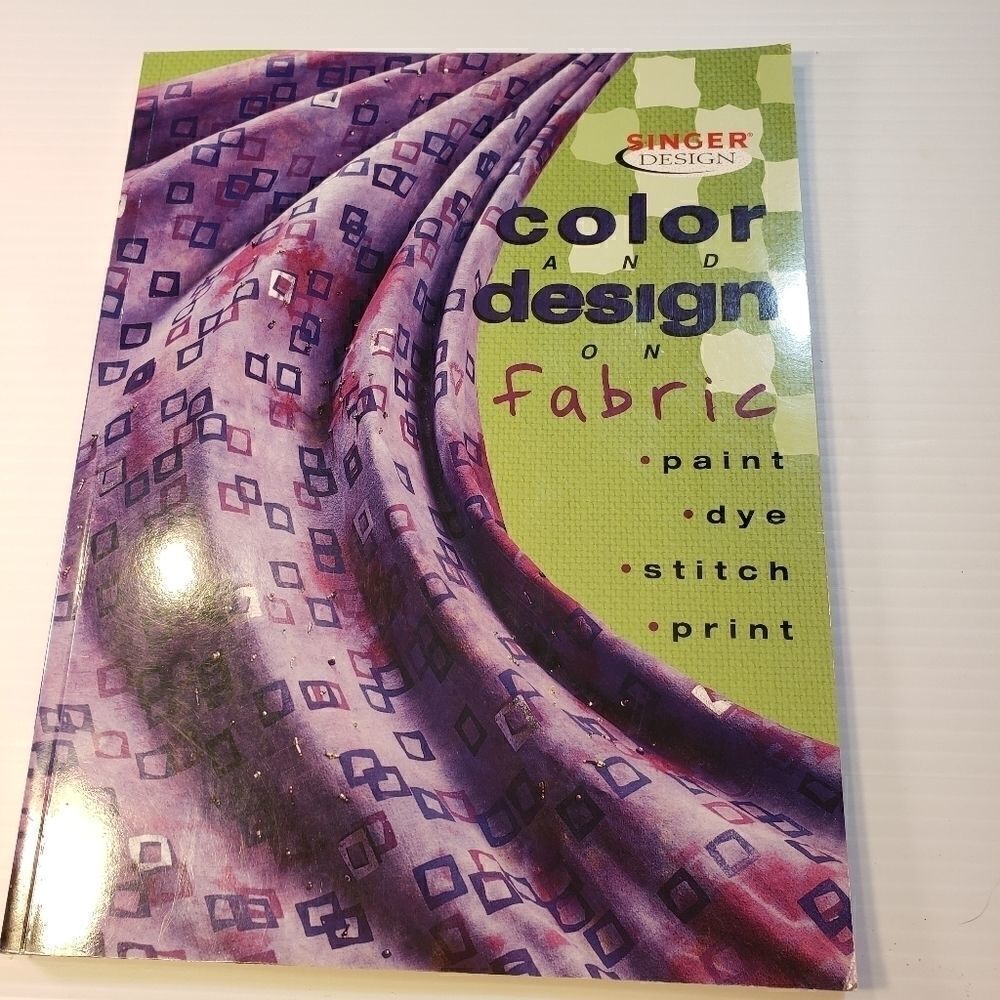 Vintage Singer Color and Design on Fabric Book